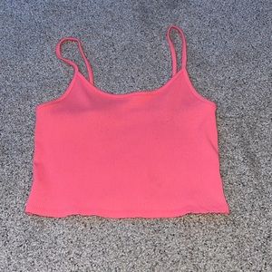 American eagle pink cropped tank